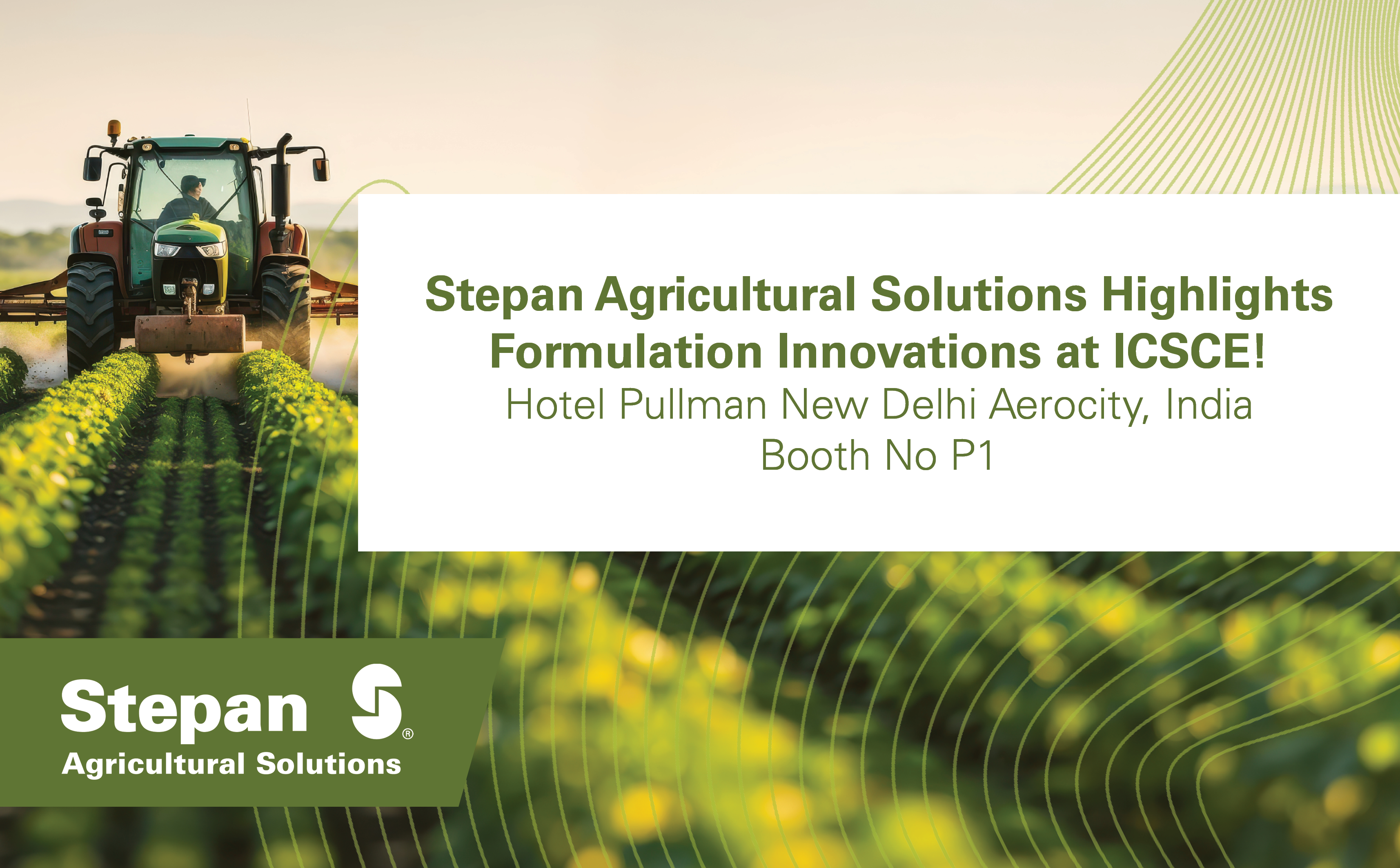 Stepan Agricultural Solutions Highlights Formulation Innovations at ICSCE!