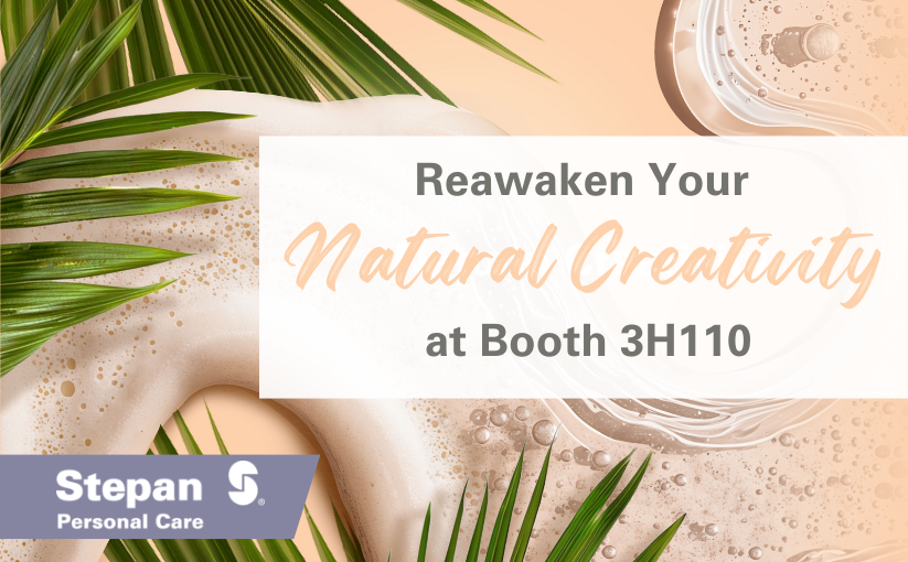 Reawaken Your Natural Creativity at in-cosmetics® Global